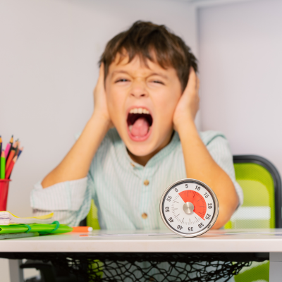 Behavioral health integration for pediatric patients: early intervention and support 12 Little boy, screaming with hands over his ears, representing behavioral health integration for pediatric patients