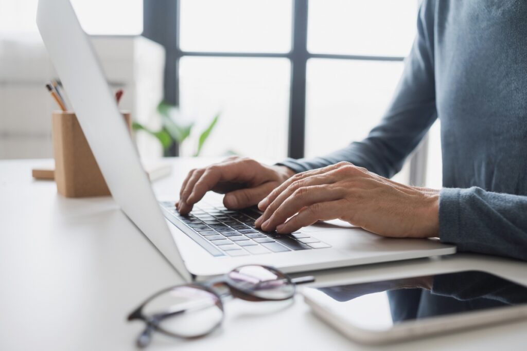 Man-using-computer Resource